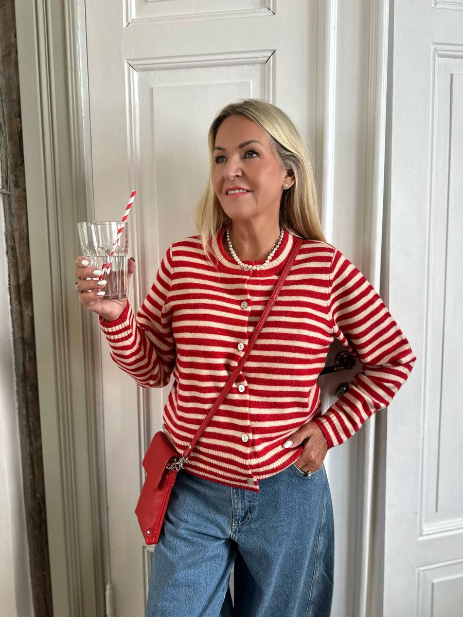 Fabienne Short Cardigan Peppercorn