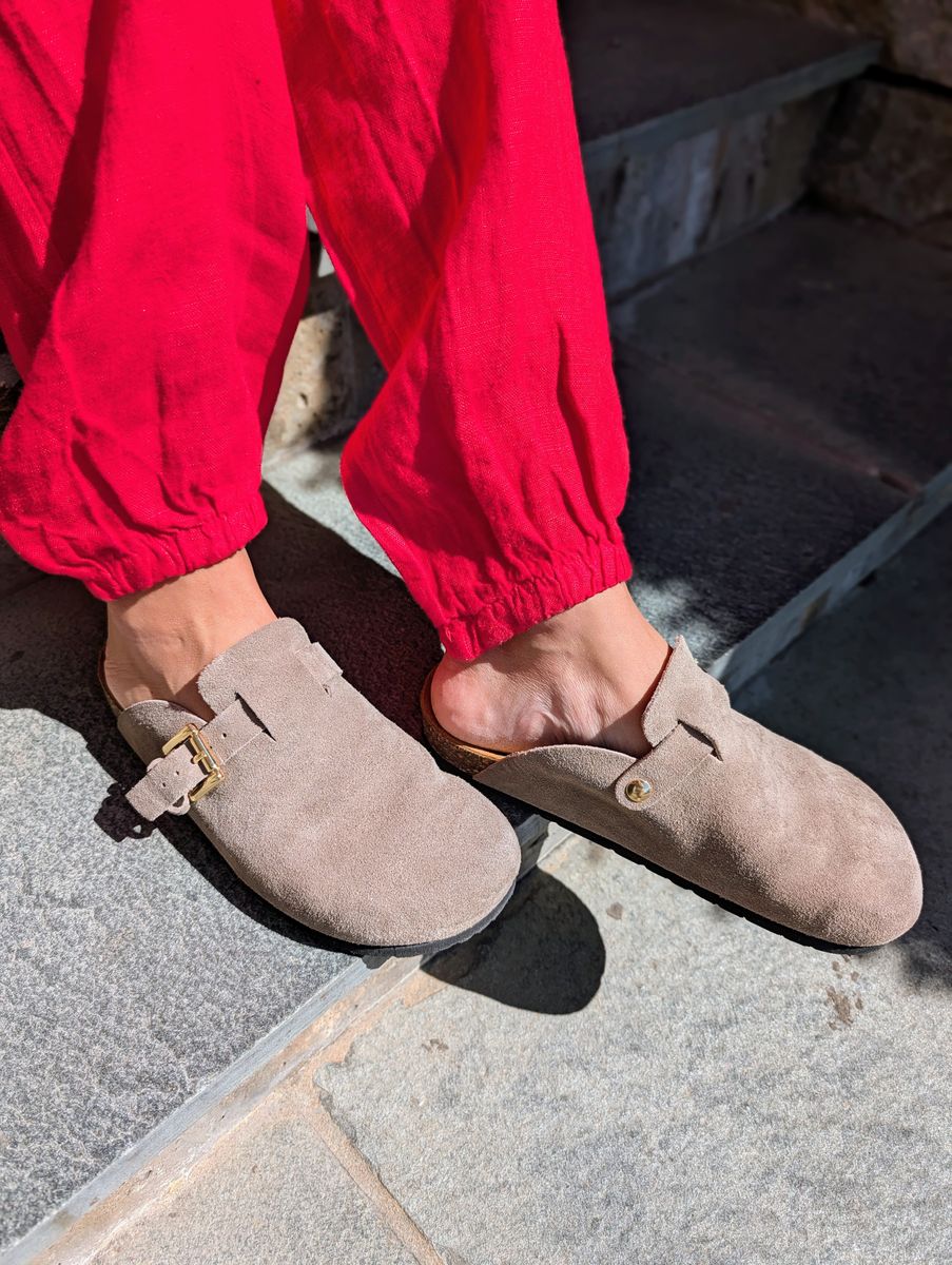 Strawberry Linen Pant