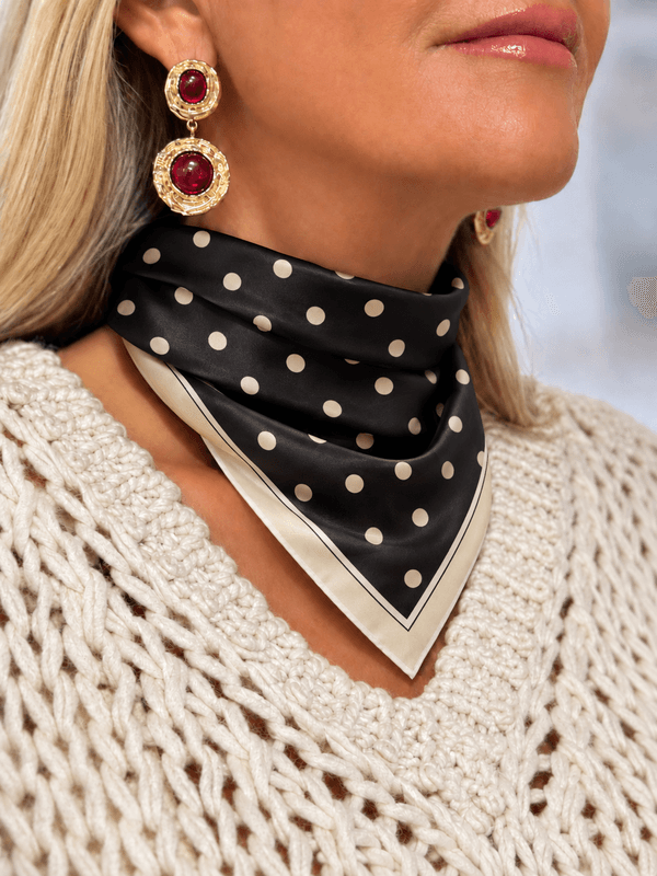 Polka Dot Scarf
