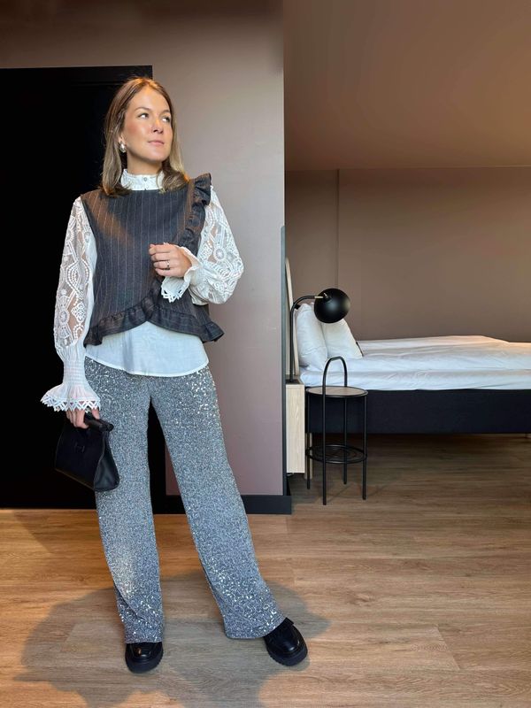 Shiny Sequin Pant