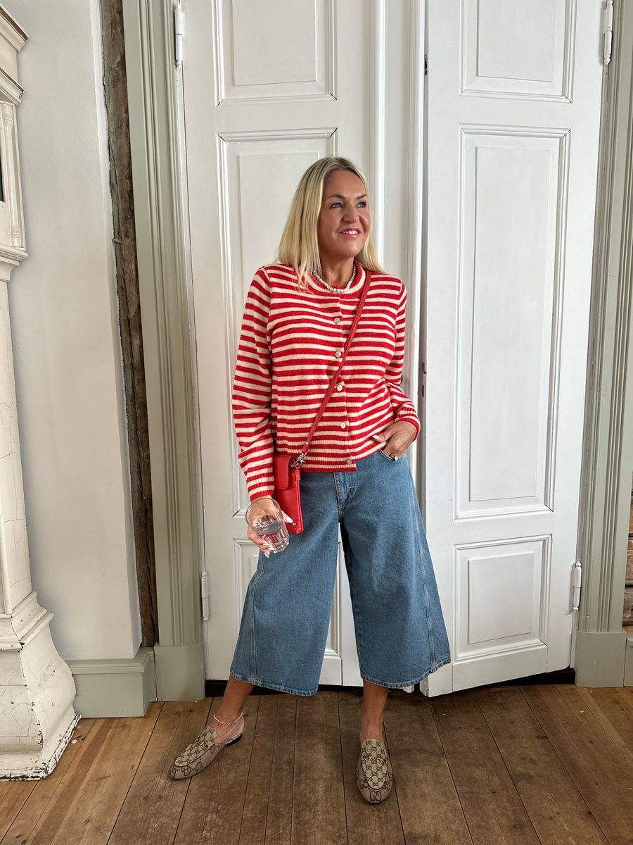 Fabienne Short Cardigan Peppercorn