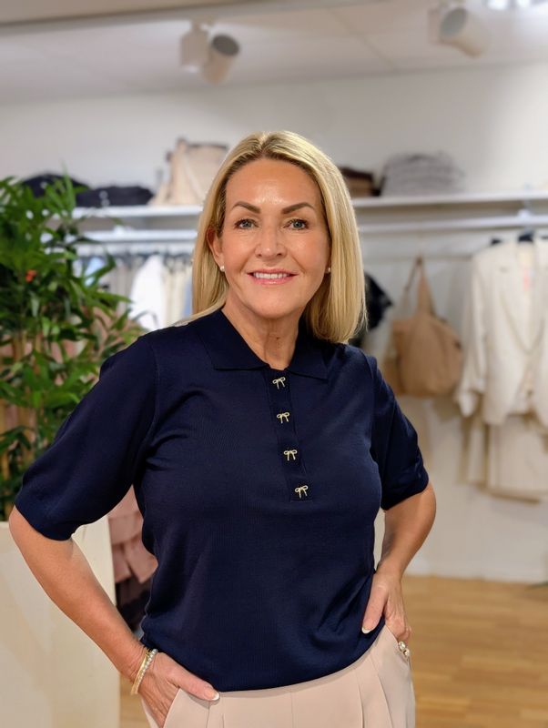 Lizza Polo Pullover Kaffe