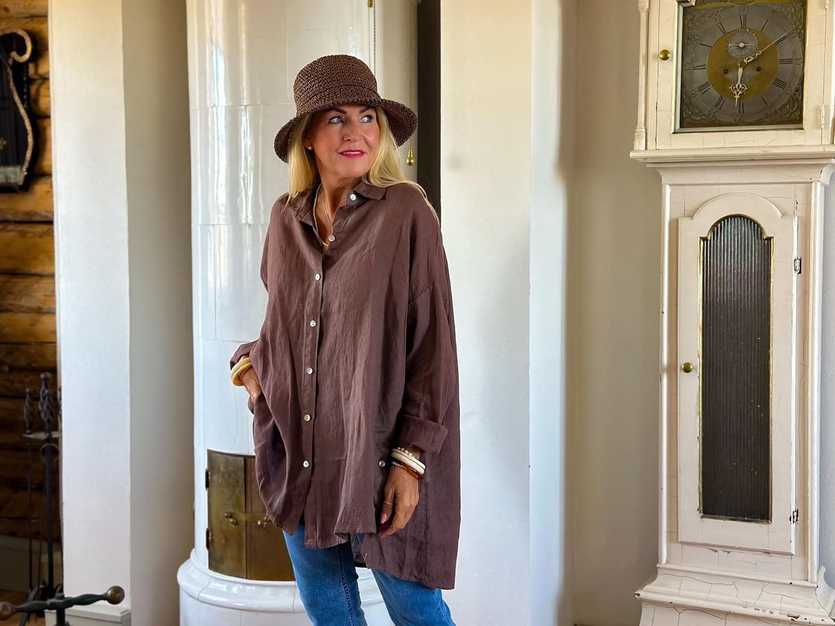 Lovely Attitude Linen Shirt Reunion