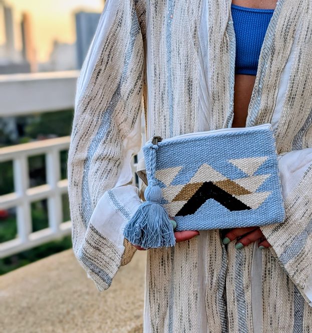 Hovedbilde Blue Cotton Clutch