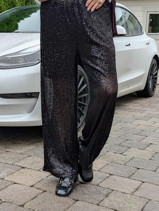 Sequin Stretchy Pant