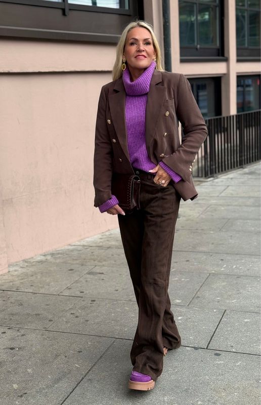 Suede Pant Straight Leg Depeche