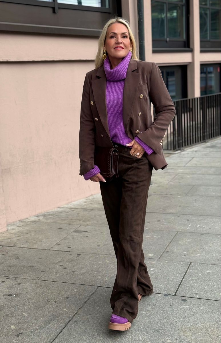 Suede Pant Straight Leg Depeche