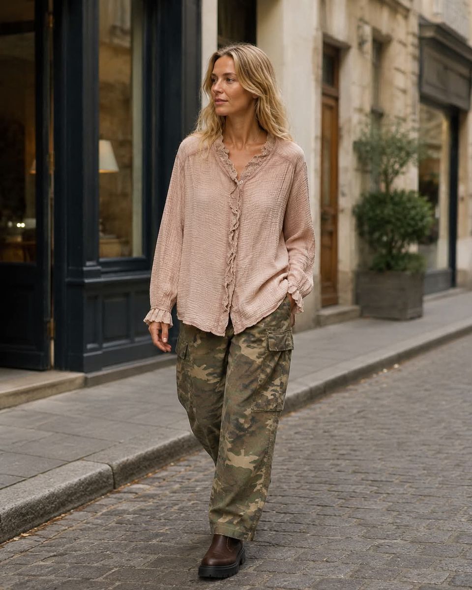 Blonde Cotton Shirt