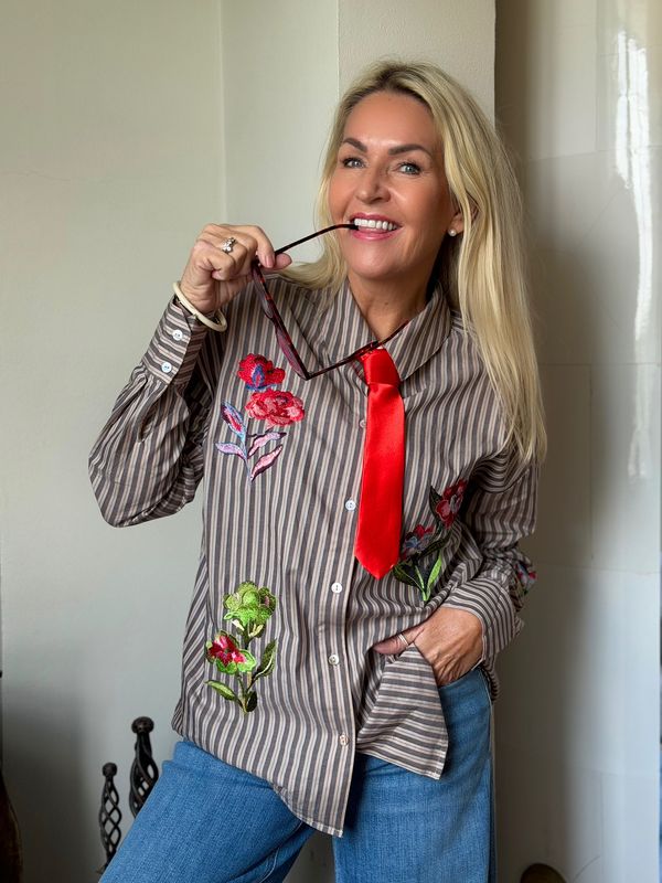 Kacey Embroidery Shirt Nümph