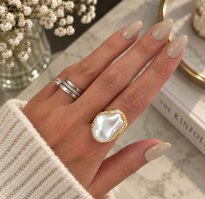 Hovedbilde Big Pearl Ring