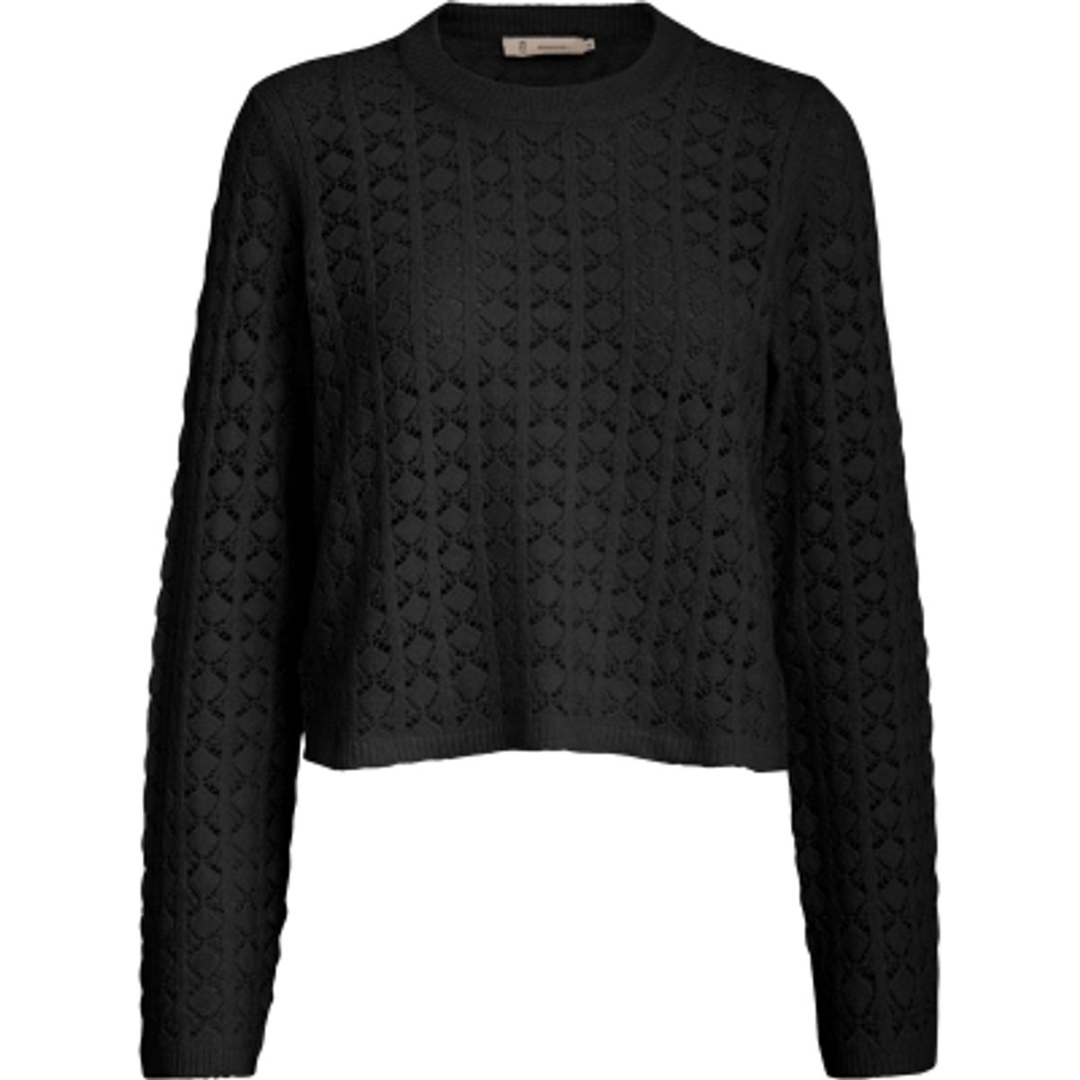 Dana Open Knit Pullover Peppercorn