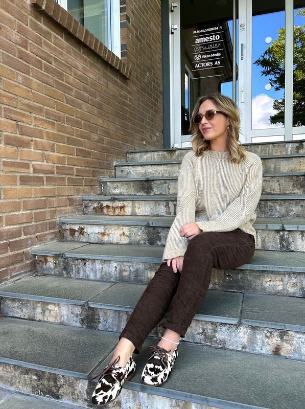 Jeanette Knit Pullover Peppercorn
