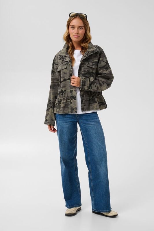 Liliana Cargo Jacket Kaffe 