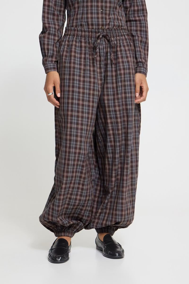 Fanty Check Balloon Pant Ichi