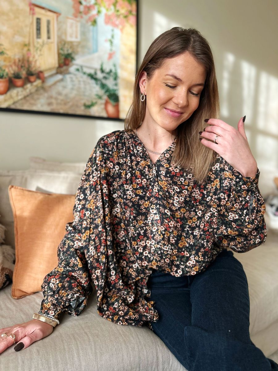 Floral Oversized Blouse